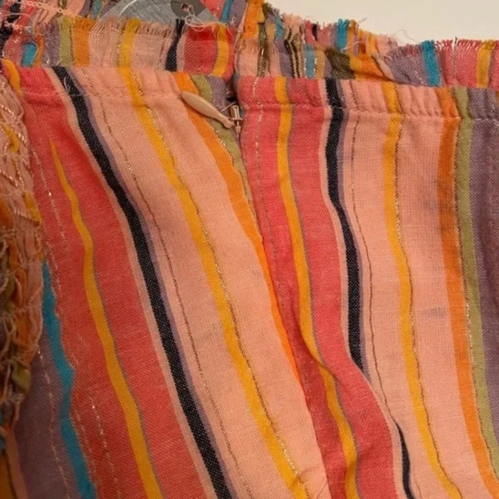 Anthropologie Pilcro Striped Strapless Top Size Large Petite NWT - Picture 11 of 13